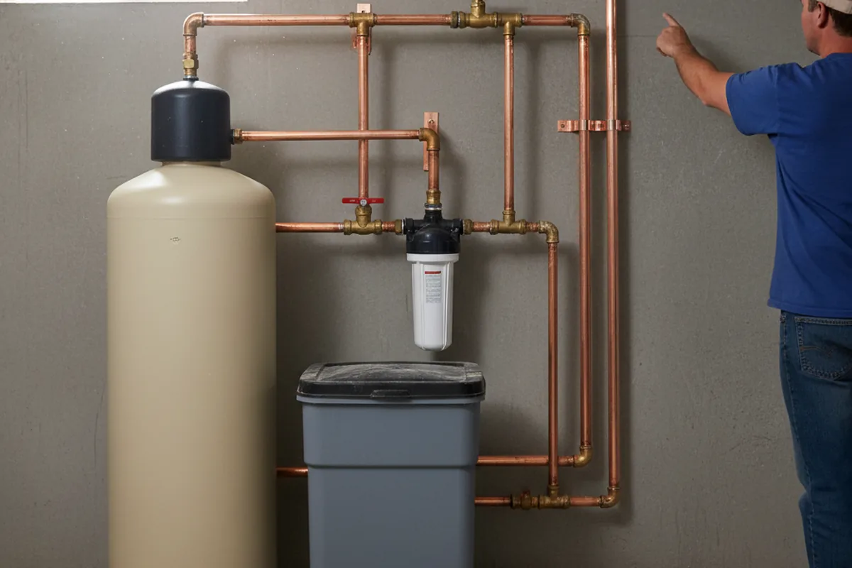 Whole-house water treatment system installed in Crowder